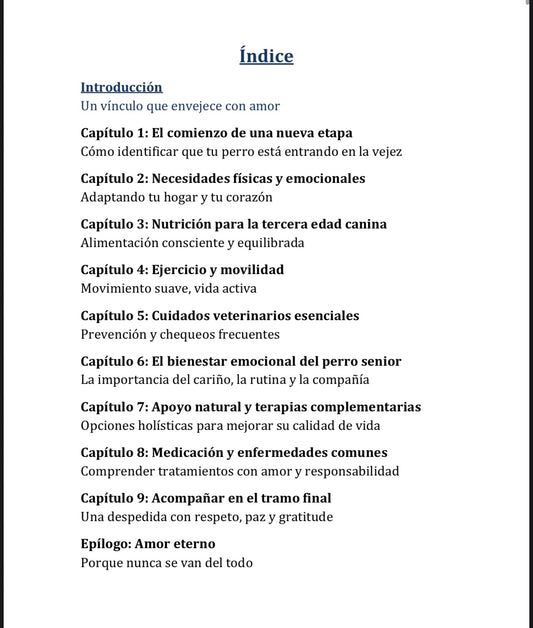 Juntos hasta el final- Guía para perros adultos